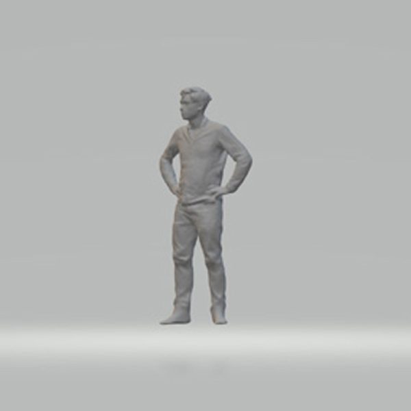figure of a boy standing