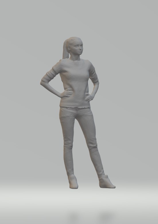 Figure of a Girl Standing