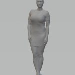 figure of a woman in a dress