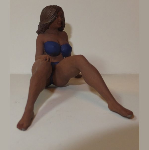 Model in a bikini