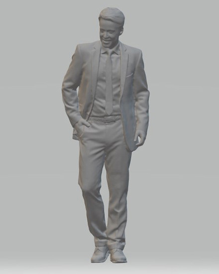 figure of a man in a suit